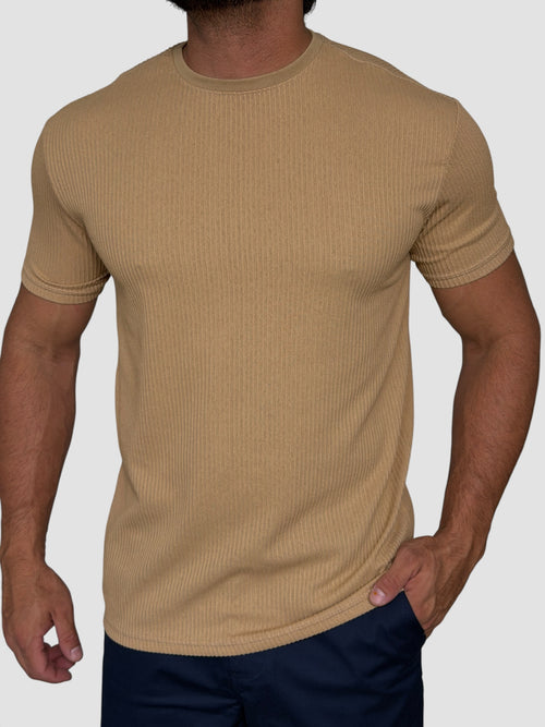 CAMISETA RAVELLO CANELADA AZUL MARINHO ZIGMA