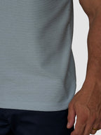 CAMISETA SORRENTO CANELADA AZUL CLARO ZIGMA