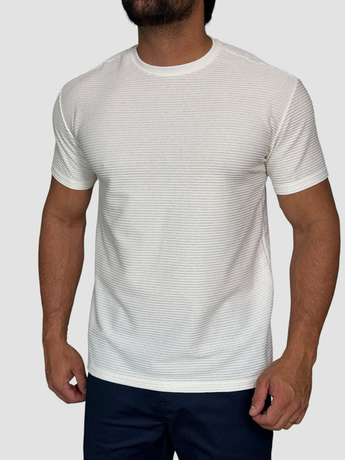 CAMISETA SORRENTO CANELADA OFF WHITE ZIGMA