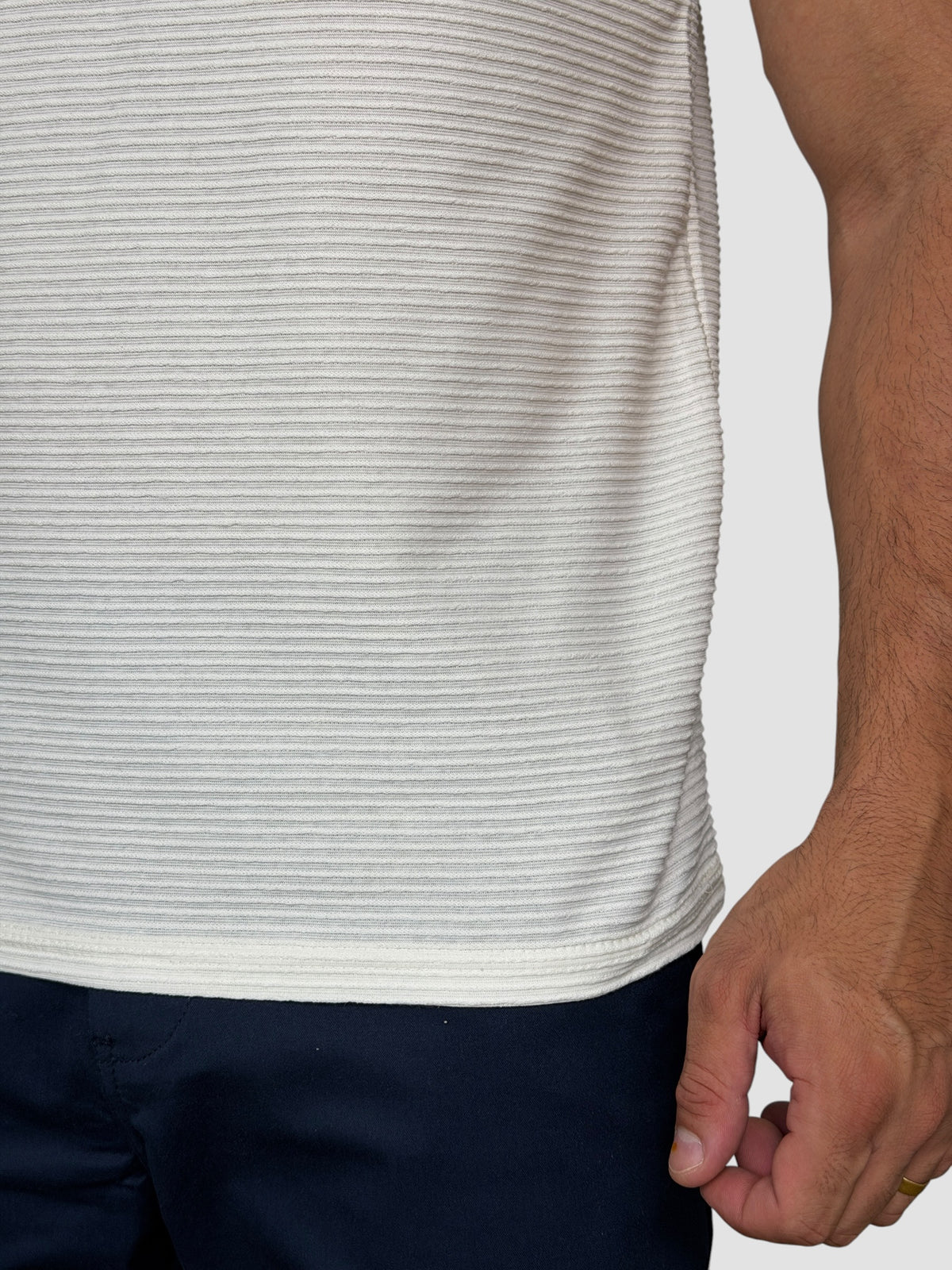 CAMISETA SORRENTO CANELADA OFF WHITE ZIGMA