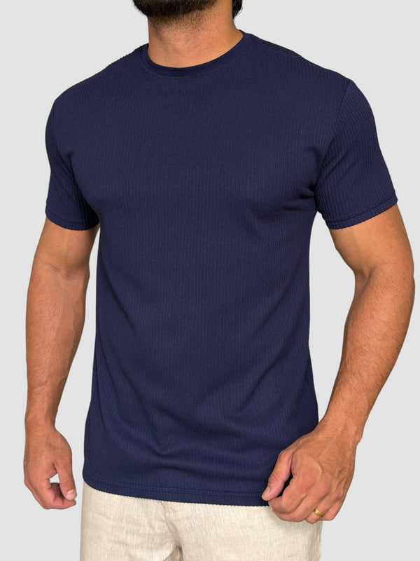 CAMISETA RAVELLO CANELADA CAQUI ZIGMA