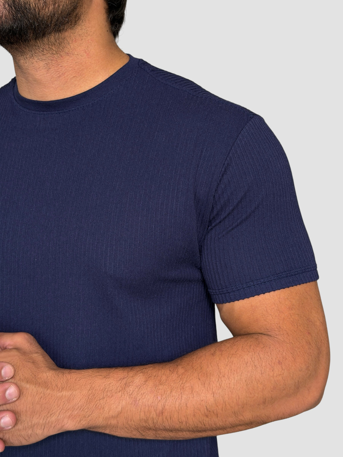 CAMISETA RAVELLO CANELADA CAQUI ZIGMA