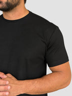 CAMISETA FIRENZE TOQUE SUEDE PRETO ZIGMA