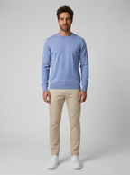 SUÉTER ESSENTIAL GOLA REDONDA AZUL CLARO ZIGMA