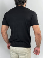CAMISETA TRICOT VENEZIA PRETO ZIGMA