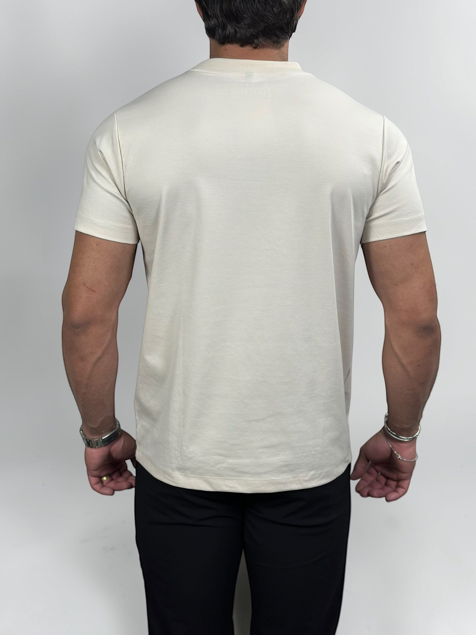 CAMISETA COMFORT STRETCH BEGE ZIGMA