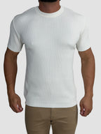CAMISETA TRICO TEXTURE OFF WHITE ZIGMA