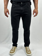 CALCA FAVORITE BLACK JEANS SLIM PRETO URBO