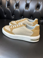 SNEAKER LINE SHELB MARFIM/AREIA /VD OLIVA ZIGMA