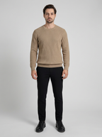 SUETER TRICO TEXTURE CAQUI ZIGMA