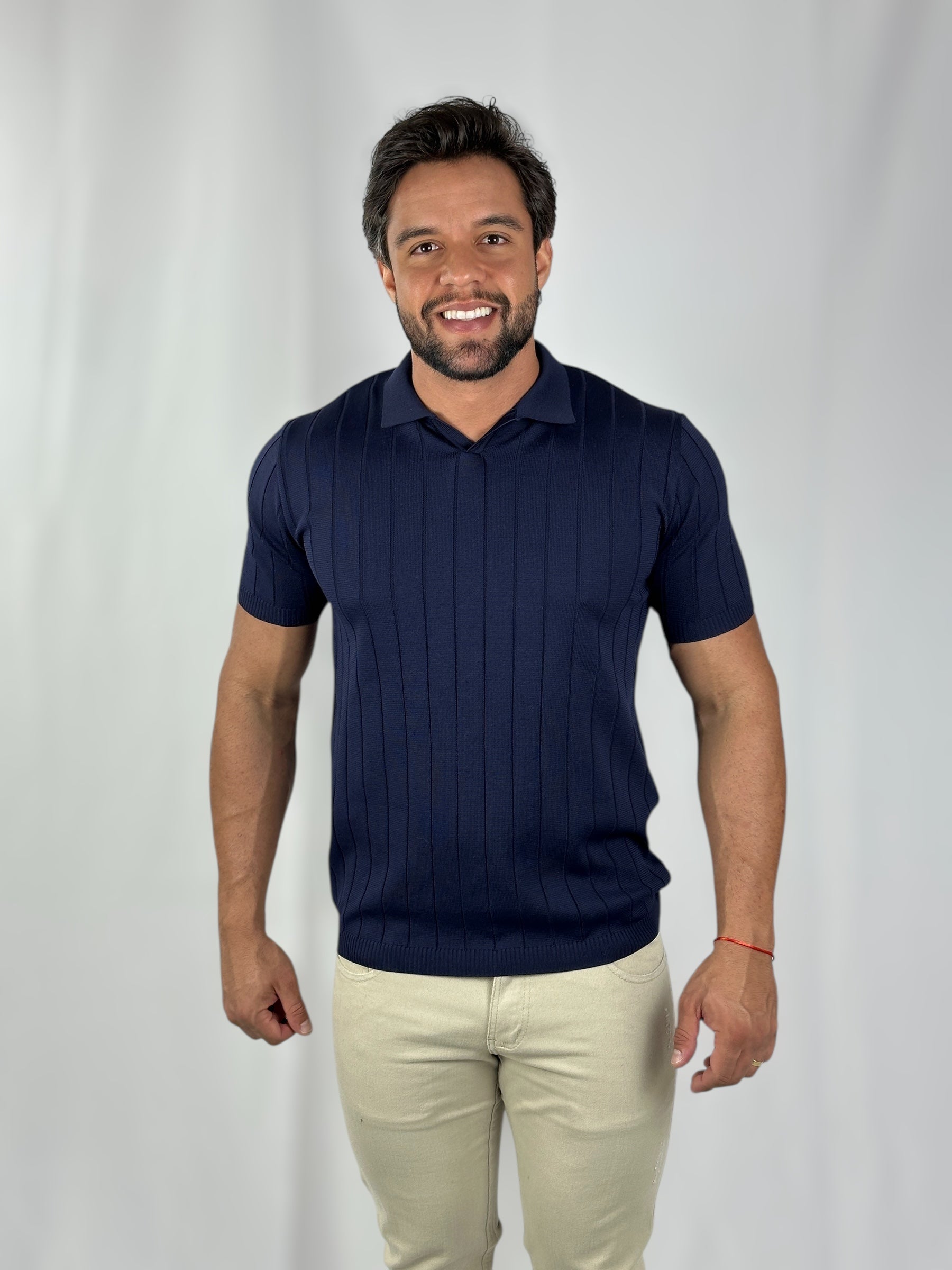 GOLA POLO V RIVAGE AZUL MARINHO ZIGMA