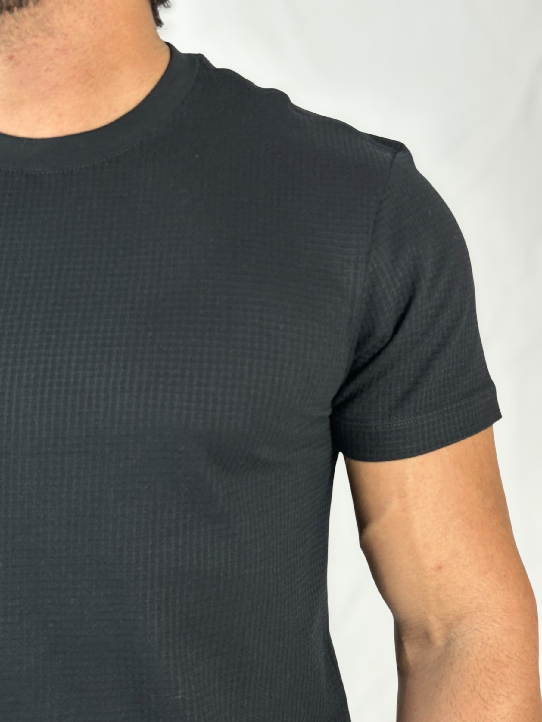 CAMISETA URBAN WAFFLE PRETO URBO