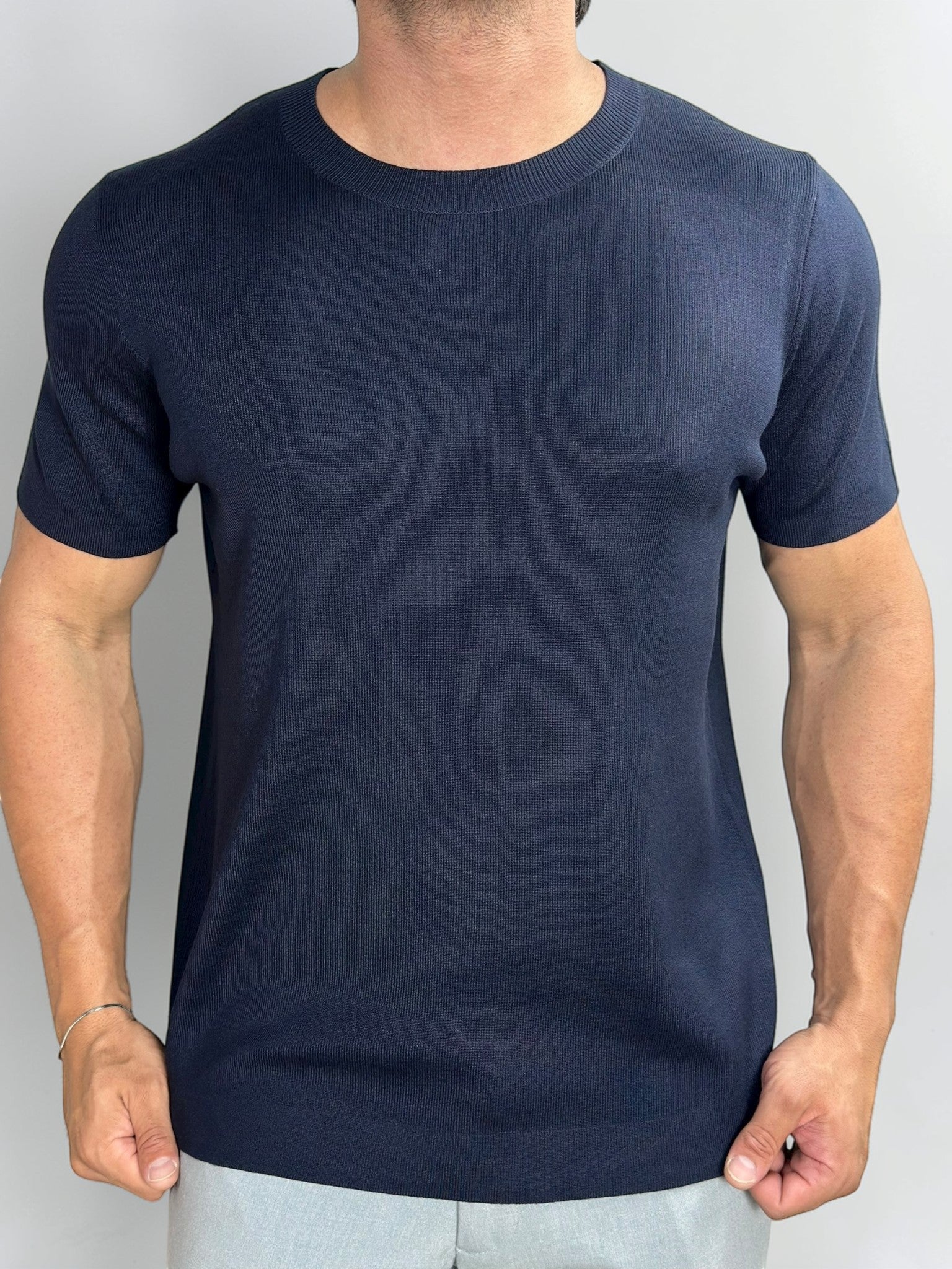 CAMISETA TRICOT SIENA SOFT MARINHO ZIGMA