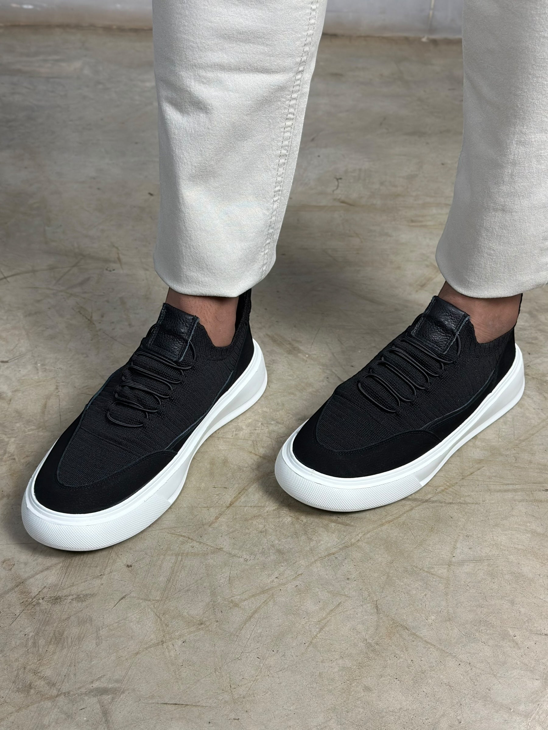 TENIS KNIT VIVACE PRETO ZIGMA