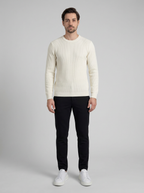 SUETER TRICO TEXTURE OFF WHITE ZIGMA