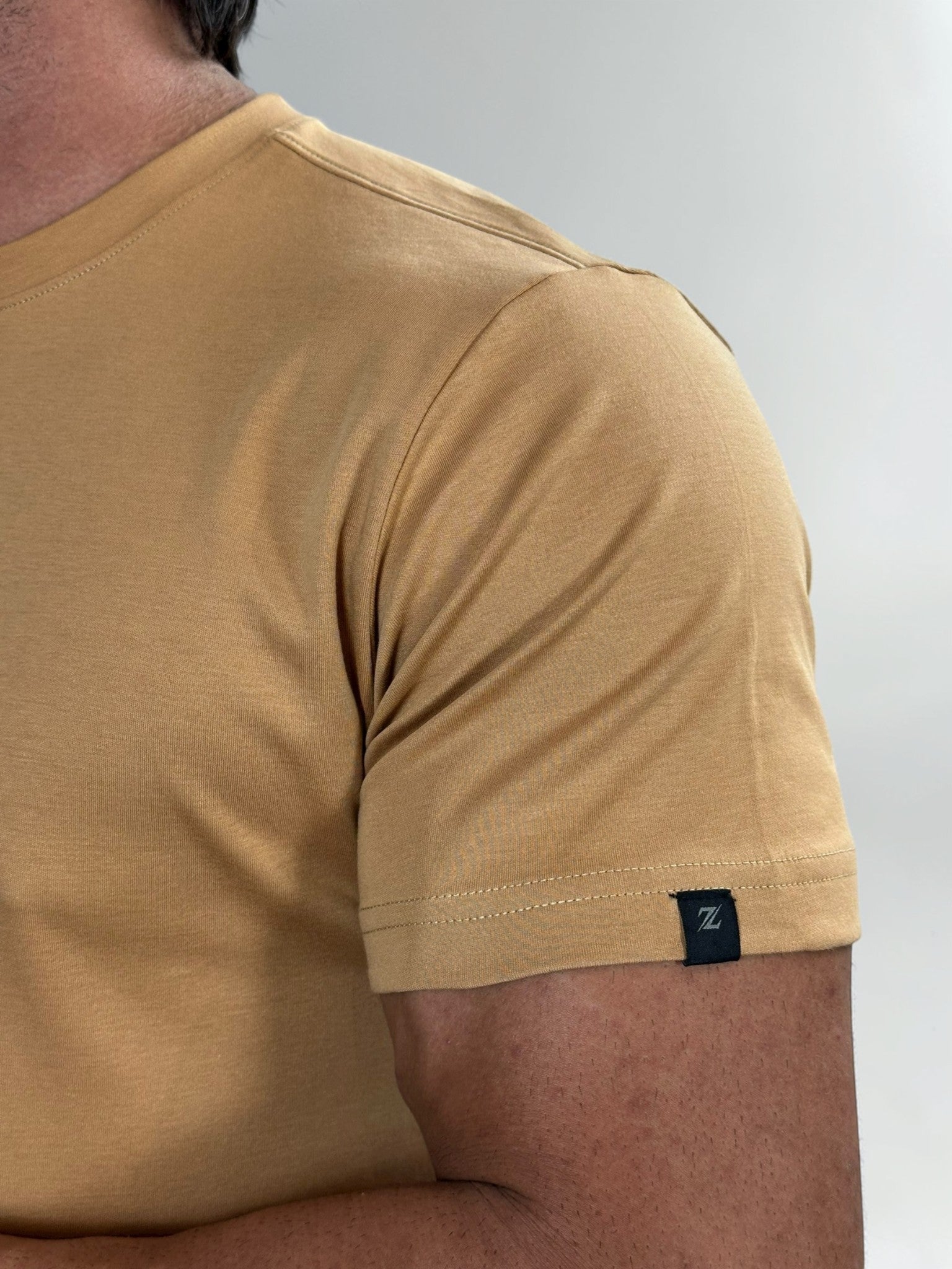 CAMISETA PIMA INTERLOCK CARAMELO ZIGMA