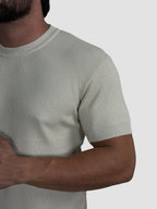 CAMISETA TRICO TEXTURE AREIA ZIGMA