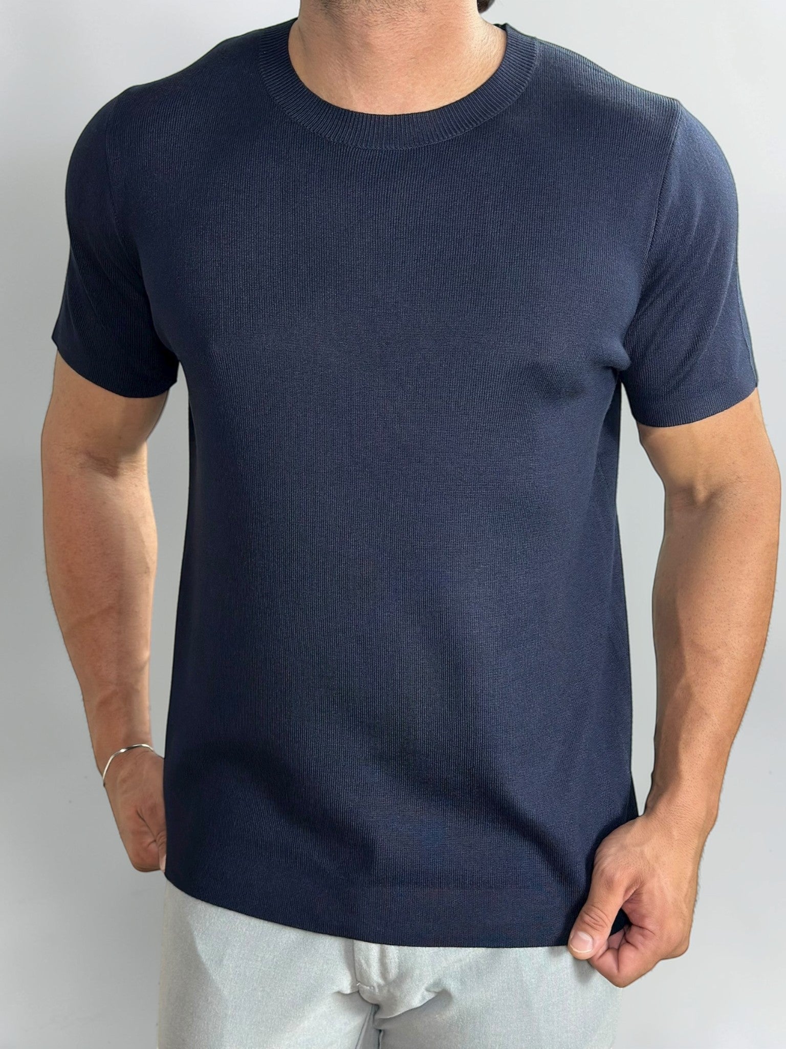 CAMISETA TRICOT SIENA SOFT MARINHO ZIGMA