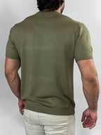 CAMISETA TRICOT MAJESTIC VERDE OLIVA  ZIGMA