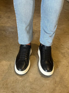 SNEAKER ELASTIC PRETO SOLA BRANCA ZIGMA