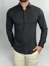 CAMISA M/L TECHMODAL REGULAR PRETA ZIGMA