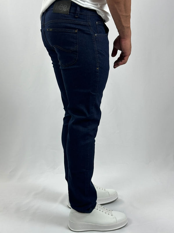 CALÇA RIDER STRECH SEMI SKINNY HEART BLUE LEE