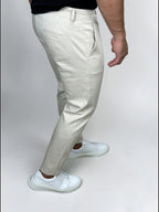 CALÇA  ALF SKINNY AREIA ZIPOFF