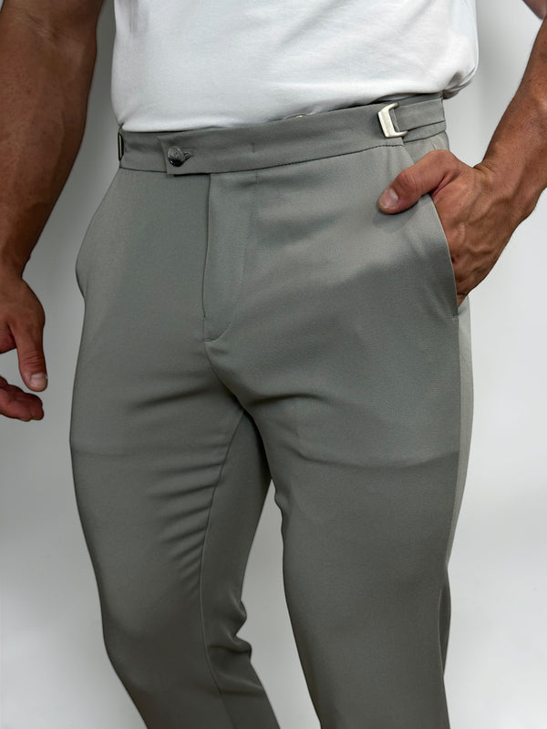 CALÇA ALF VIENA AJUSTE LATERAL CINZA ZIGMA