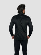 CAMISA MANGA LONGA PREMIUM ALGODAO 60 FIOS PRETO URBO