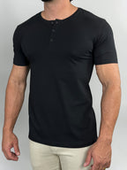 CAMISETA HENLEY SMART EGYPT PRETO URBO