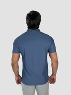 GOLA POLO TECH C/ZIPER AZUL ZIGMA