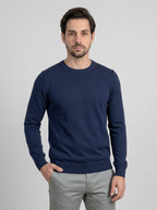 SUÉTER ESSENTIAL GOLA REDONDA AZUL MARINHO ZIGMA