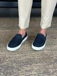 LOAFER CAPRI MINIMAL AZUL MARINHO ZIGMA