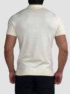 POLO TRICOT INTRECCIO CREME ZIGMA