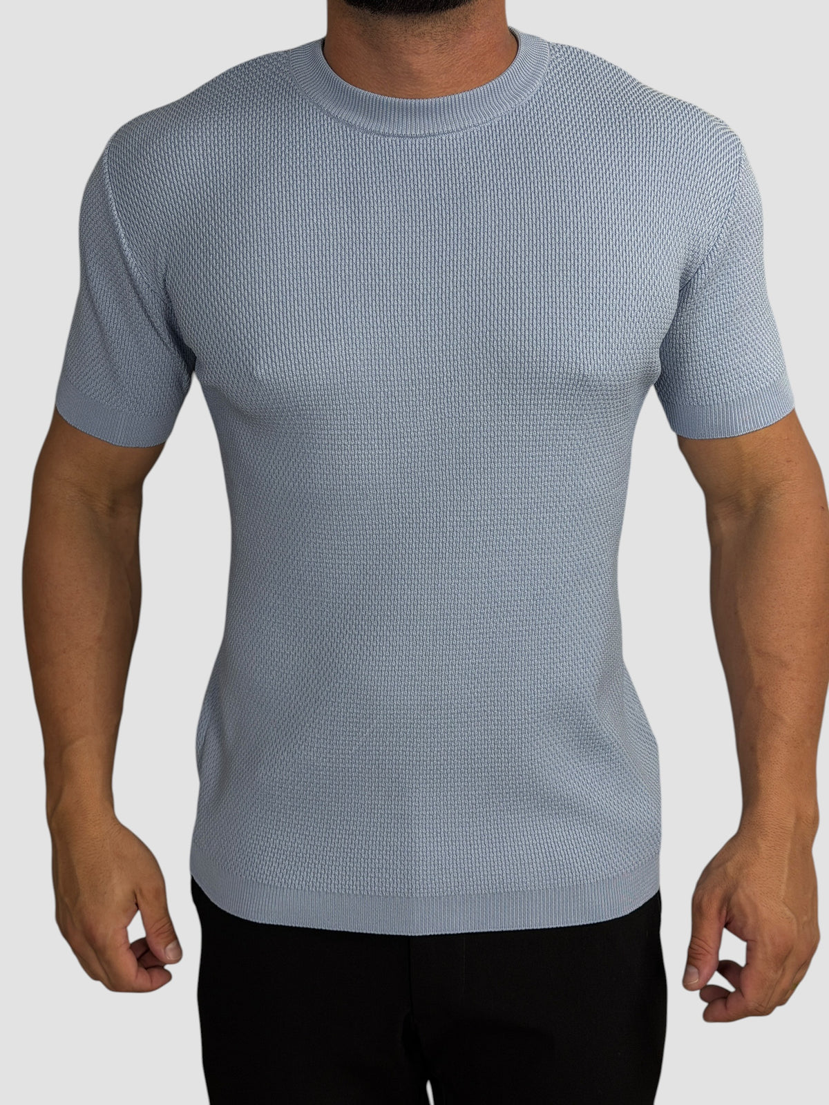 CAMISETA TRICO TEXTURE AZUL BB ZIGMA