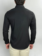 CAMISA M/L TECHMODAL SLIM FIT PRETA ZIGMA