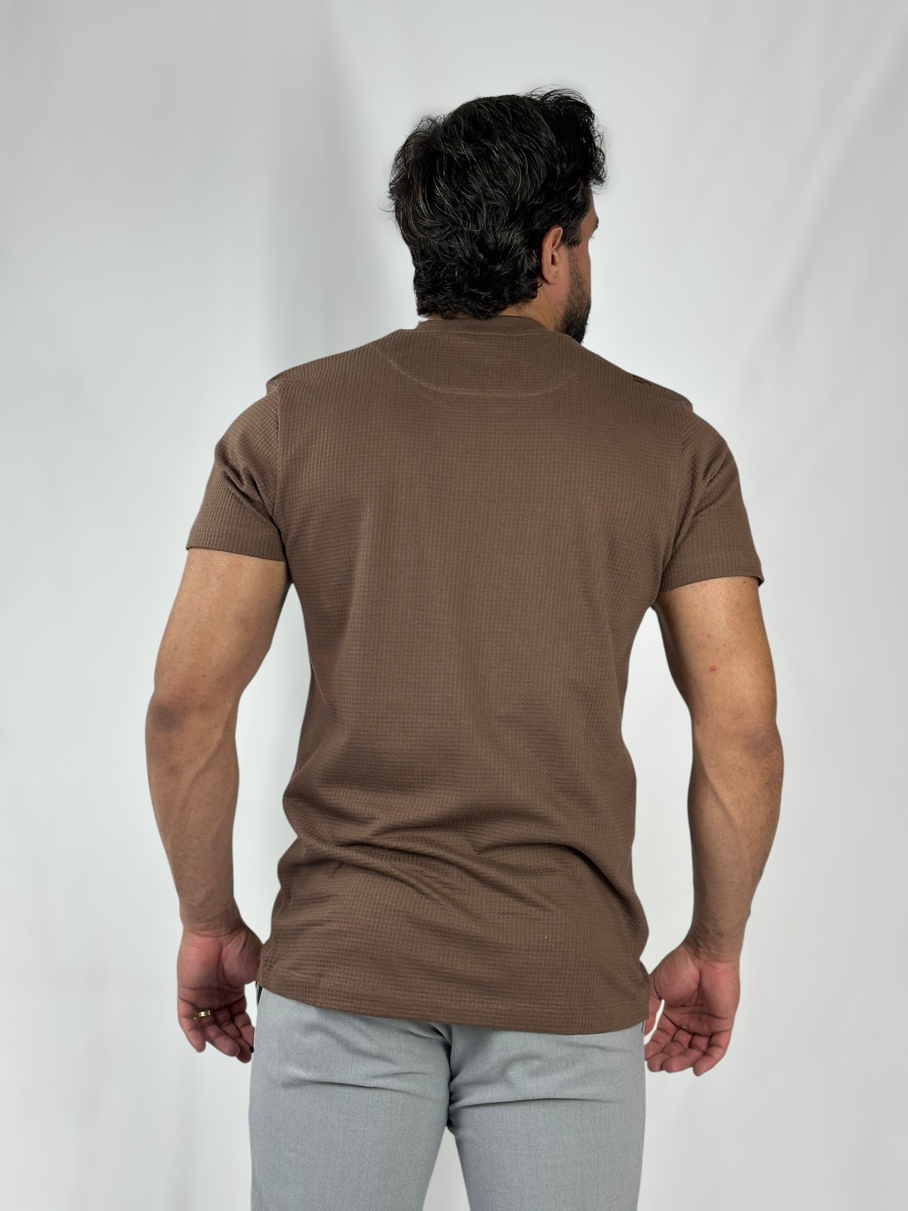 CAMISETA URBAN WAFFLE MARROM URBO