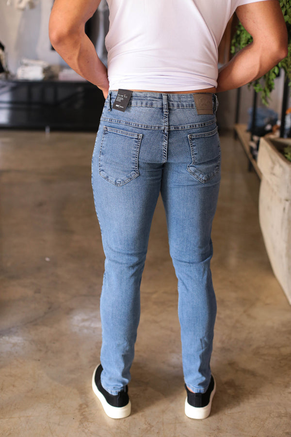CALÇA JEANS DYLAN SLIM AZUL URBO