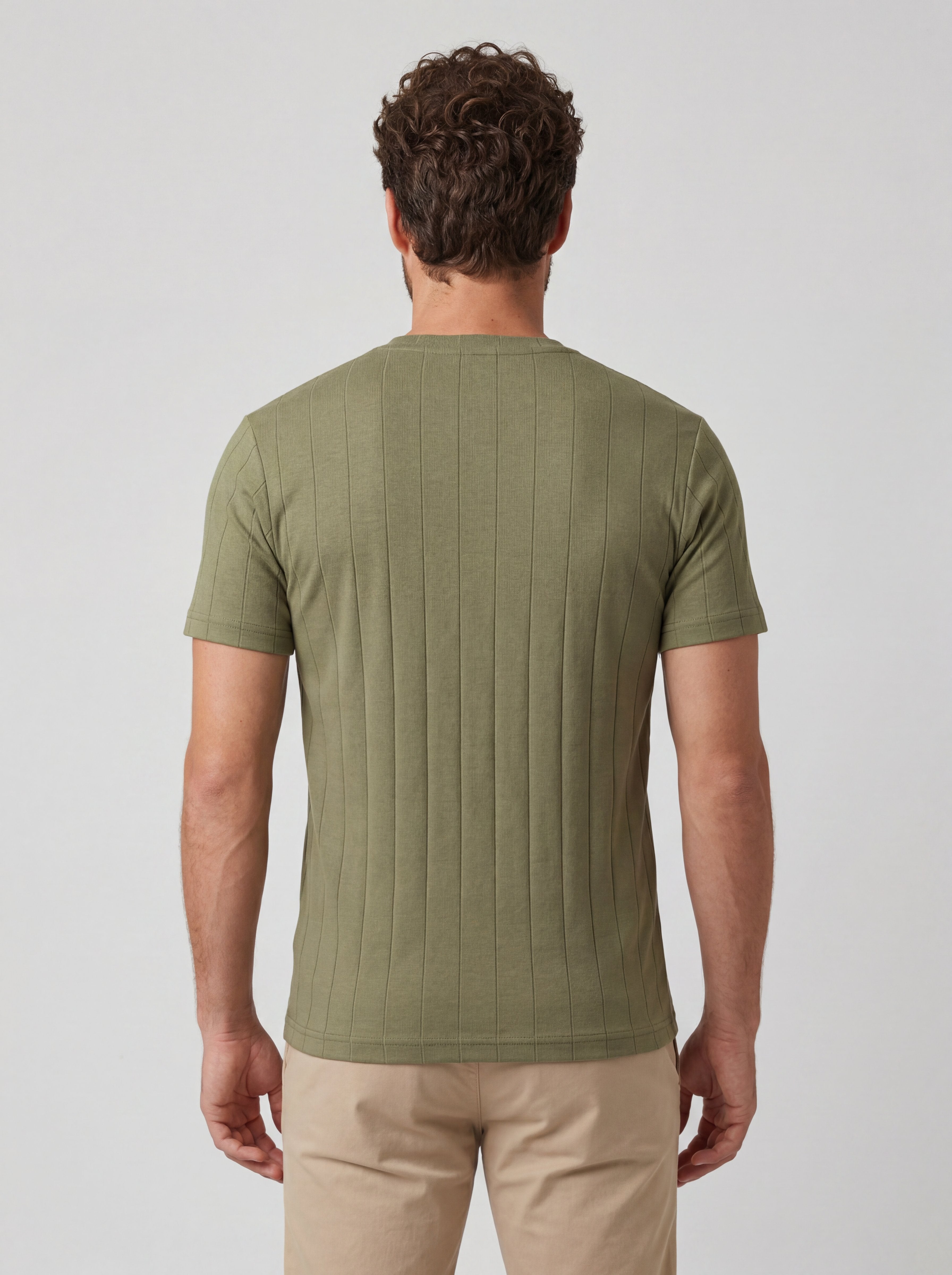 CAMISETA STRIPES FLOW VERDE MILITAR ZIGMA