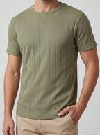 CAMISETA STRIPES FLOW VERDE MILITAR ZIGMA