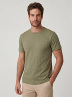 CAMISETA STRIPES FLOW VERDE MILITAR ZIGMA