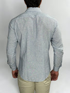 CAMISA M/L LINHO RIVIERA AZZURRA ZIGMA