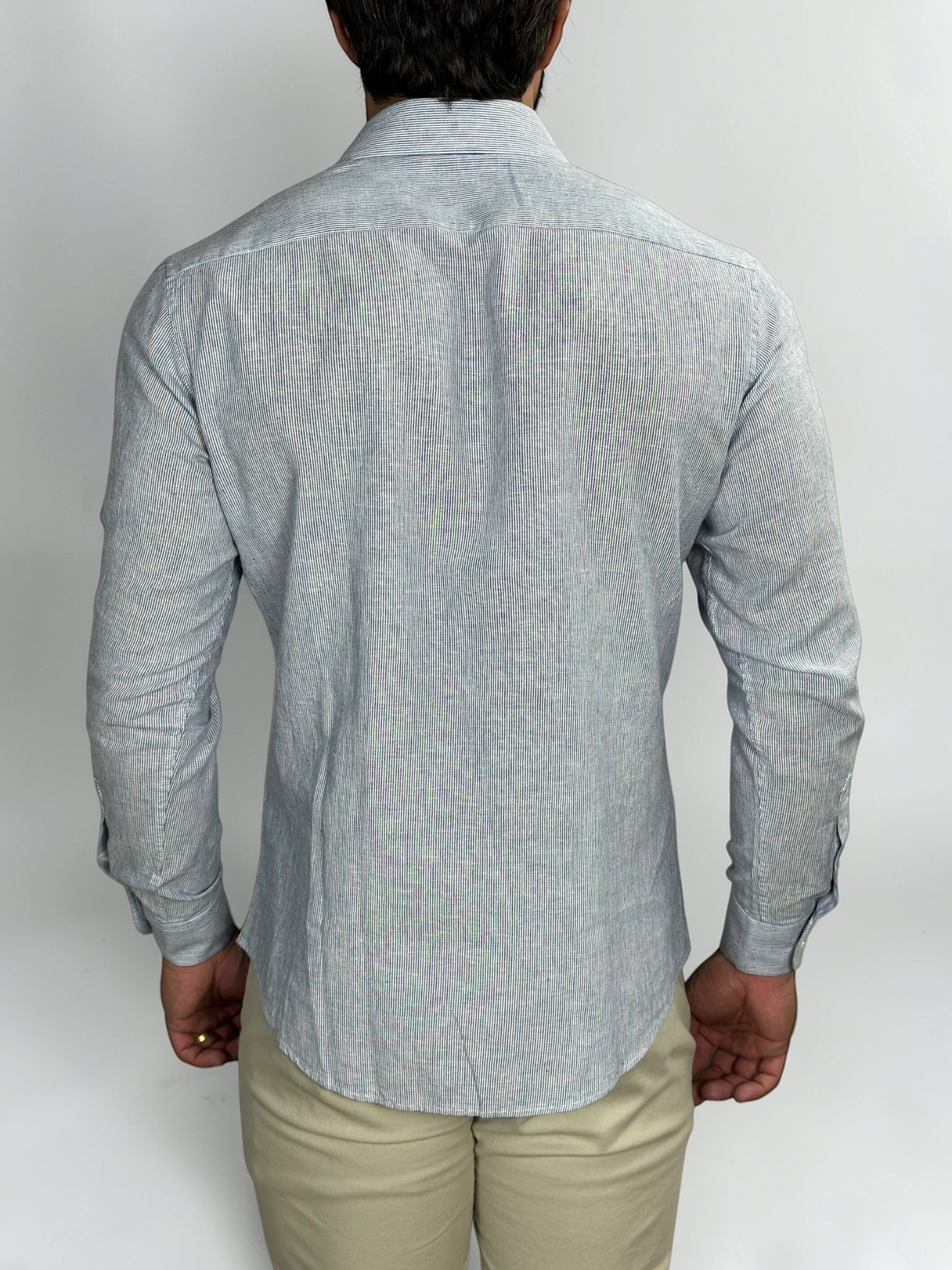 CAMISA M/L LINHO RIVIERA AZZURRA ZIGMA