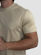 CAMISETA SOFT OVER BEGE ZIGMA