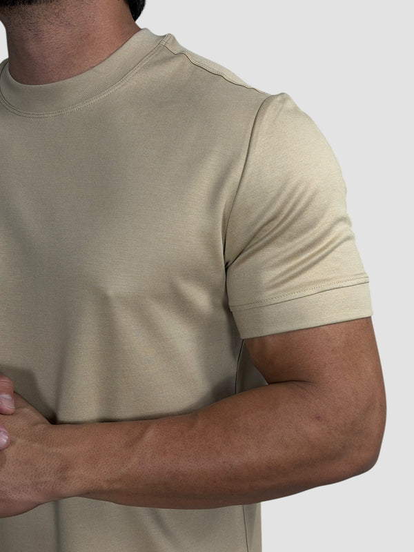 CAMISETA SOFT OVER BEGE ZIGMA