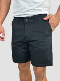 BERMUDA CHINO SARJA PRETA ZIGMA