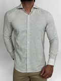 CAMISA M/L LINHO RIVIERA SABBIA ZIGMA