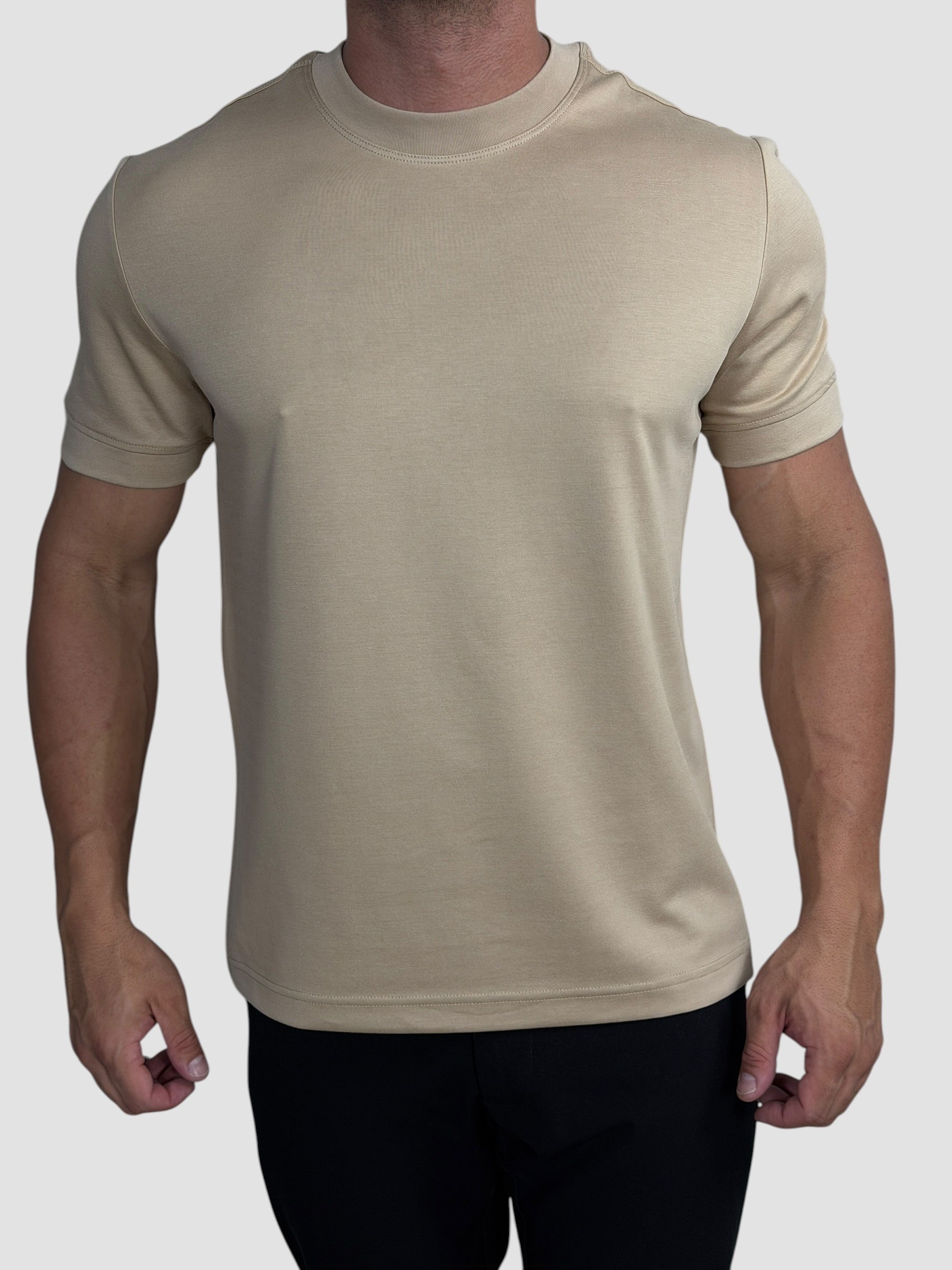 CAMISETA SOFT OVER BEGE ZIGMA