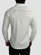 CAMISA SOCIAL M/L FIBRA DE BAMBU SLIM FIT BRANCA ZIGMA