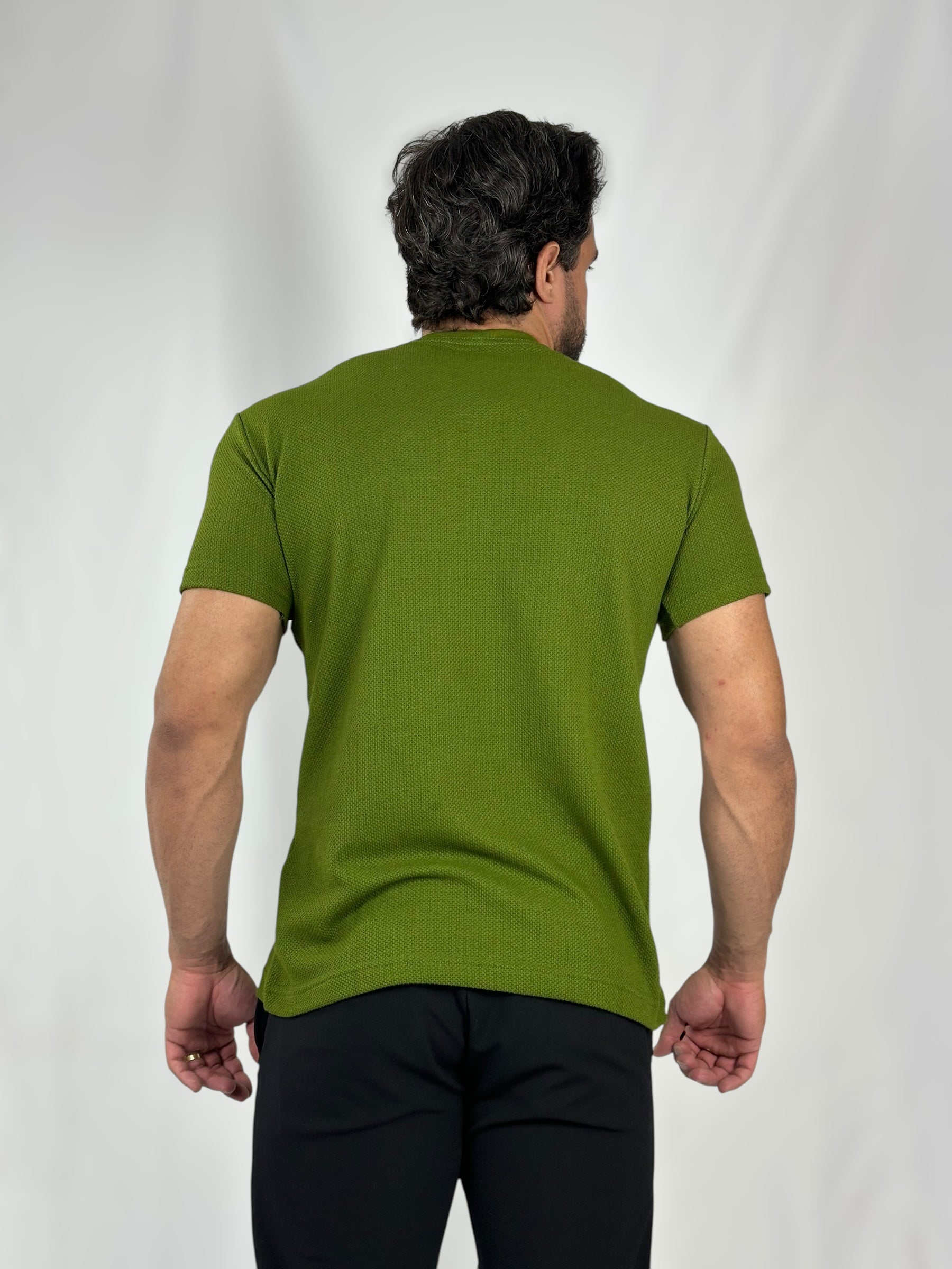 CAMISETA HERITAGE VERDE BANDEIRA ZIGMA